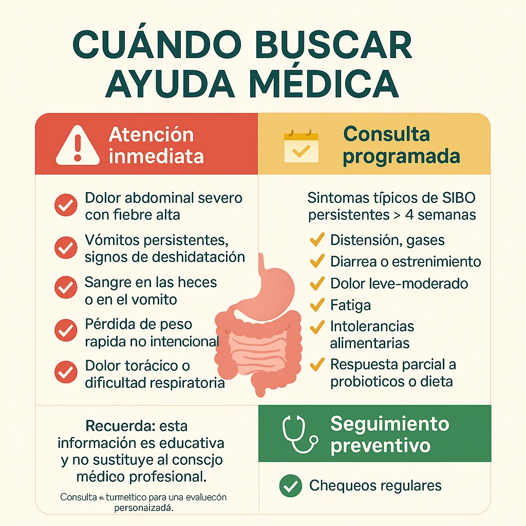 Señales de alarma digestivas: cuándo consultar (y con qué urgencia)