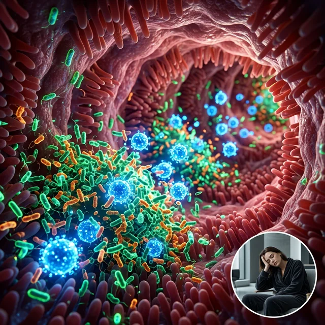 Visualización de bacterias consumiendo Vitamina B12 en el intestino delgado